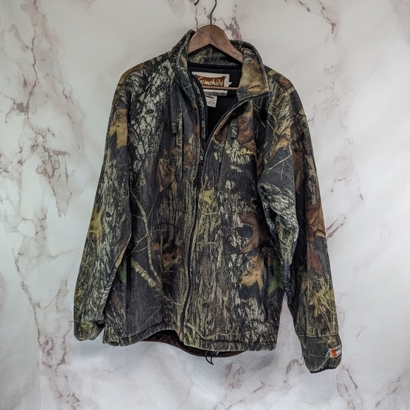 Gamehide Jacket Men Large Hunting Camo  Mossy Oak Break Up Woodland Hyper Hide - Picture 1 of 14